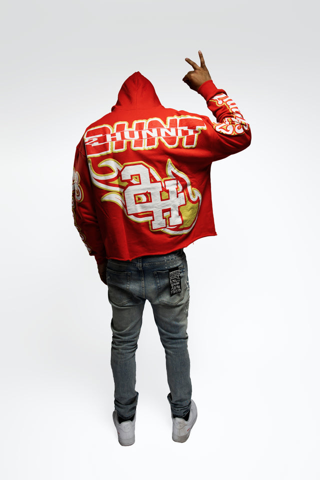 RED “2HUNNIT SEASON” HOODIE