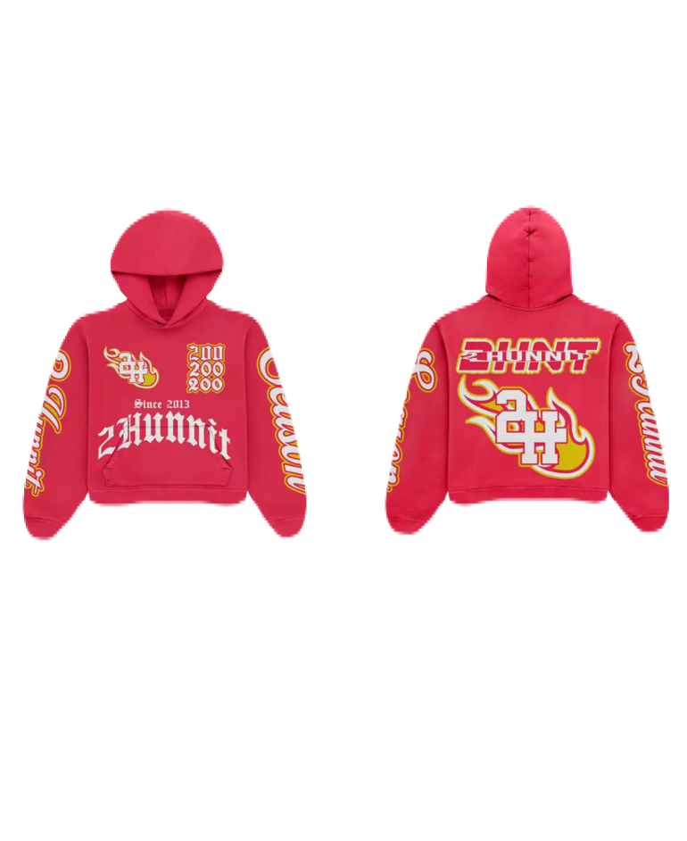 RED “2HUNNIT SEASON” HOODIE