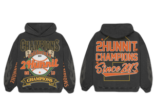 BLACK “CHAMPION” HOODIE